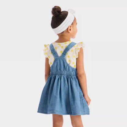 Conjunto de vestido para niña - Cat & Jack™ Amarillo