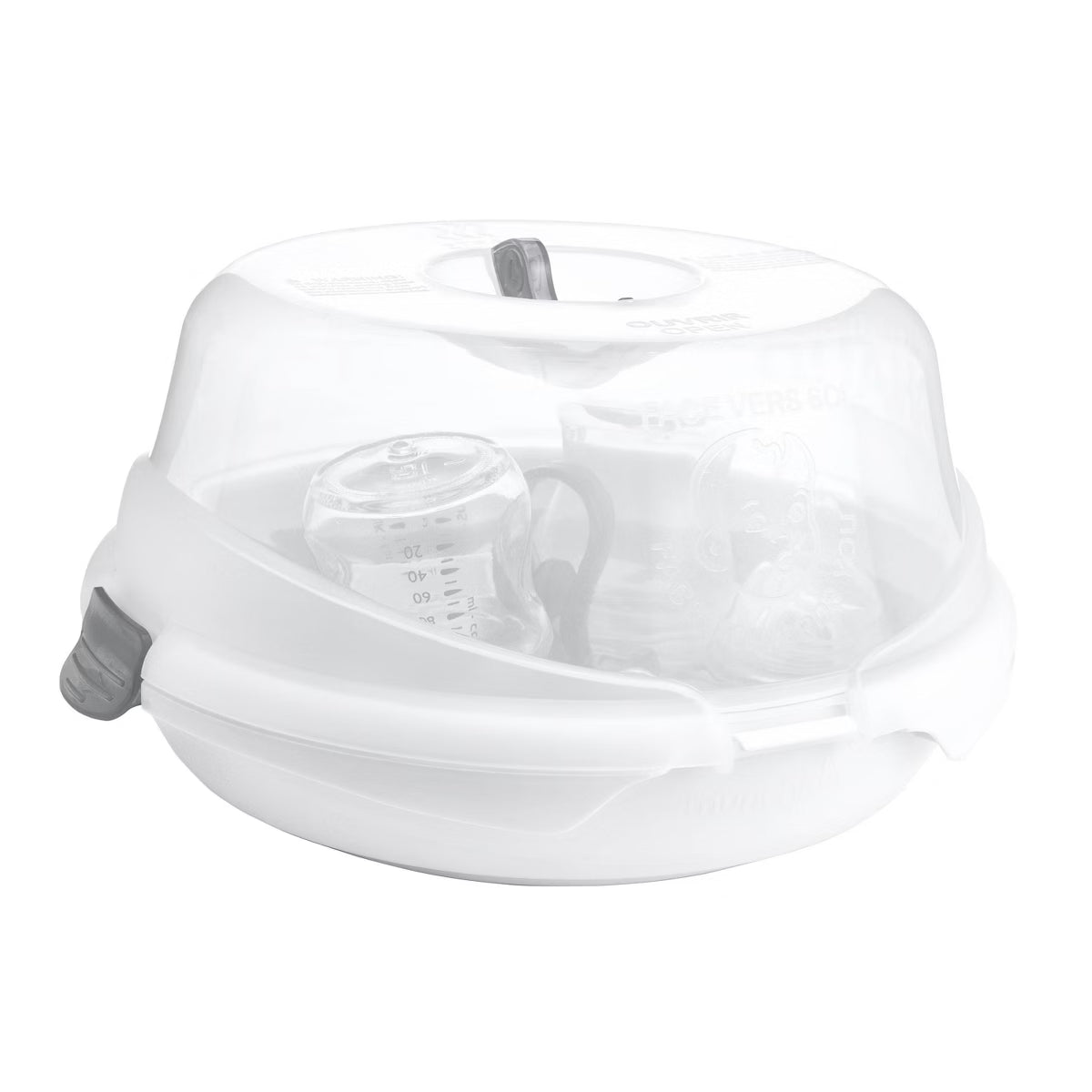Esterilizador de biberones para microondas Munchkin  Steam, blanco