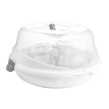 Esterilizador de biberones para microondas Munchkin  Steam, blanco