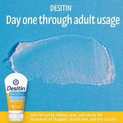 Ungüento multiusos Desitin para bebés con vaselina blanca para piel seca - 3.5 oz