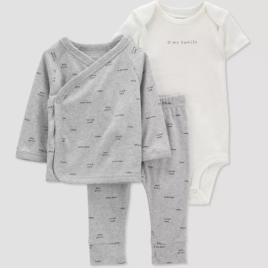 Set de 3 piezas Carters My Fam