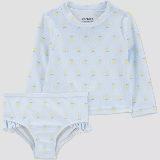 Traje de baño carter´s niña 2 piezas limones