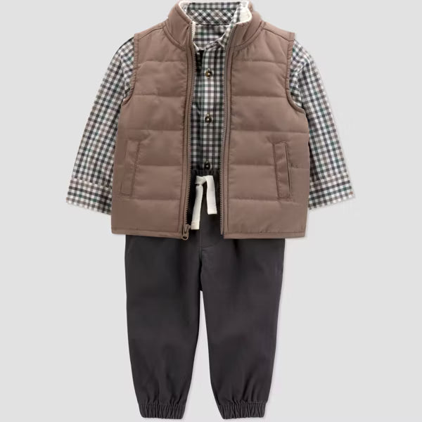 Conjunto de 3 piezas para bebé niño Carter's