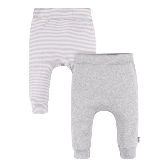 Gerber Pantalón Bebé color neutro, Paquete de 2