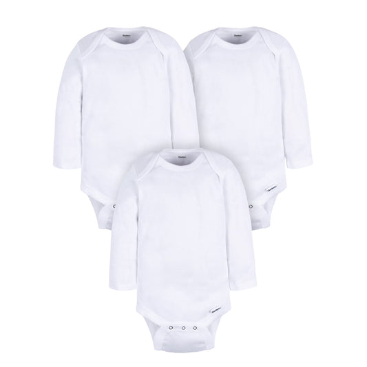 Conjunto de 3 mamelucos manga larga Gerber Baby - unisex