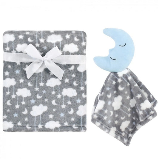 Manta a juego con peluche de apego Nubes