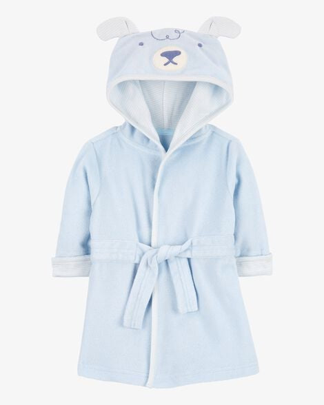 Bata de tela de rizo con capucha de Baby Bear