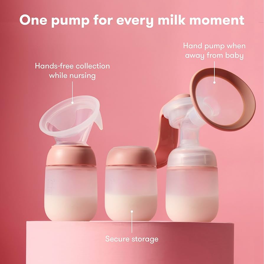 Extractor de leche manual Frida Mom 2 en 1 con colector de leche