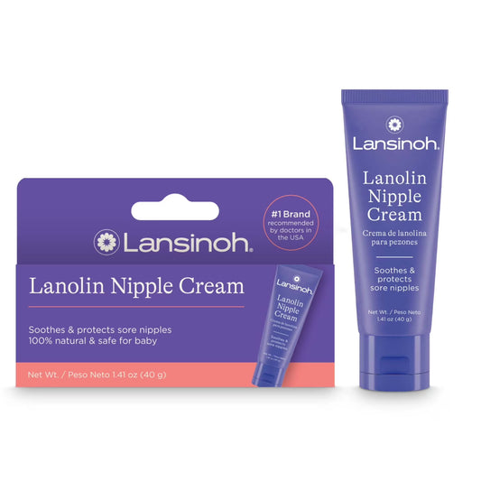 Lansinoh Lanolin Crema para Pezones Segura para Bebé Lactante, 100% Natural. 1.41 oz