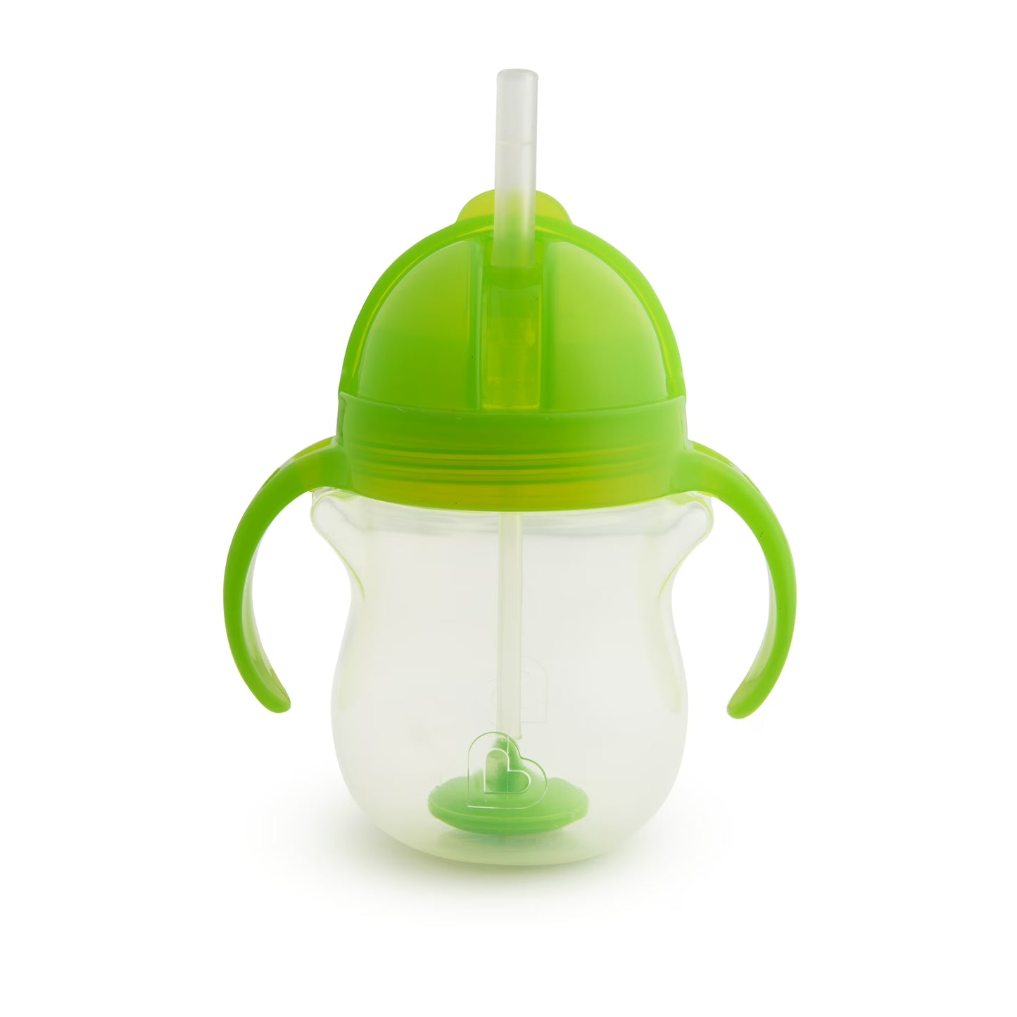 Vaso entrenador con pajita flexible Munchkin Any Angle, 7 oz, verde