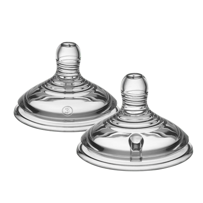 Mamaderas Tommee Tippee Natural Start, flujo rápido, a partir de los 6 meses, paquete de 2