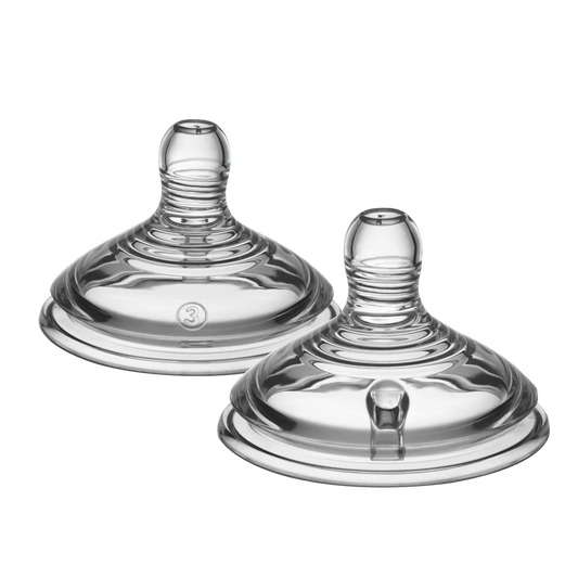 Mamaderas Tommee Tippee Natural Start, flujo rápido, a partir de los 6 meses, paquete de 2