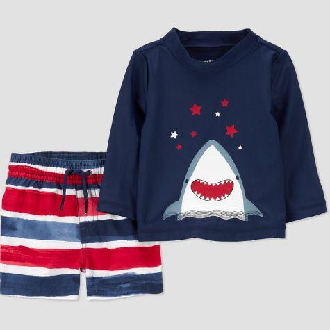 Traje de baño niño 2 piezas tiburón