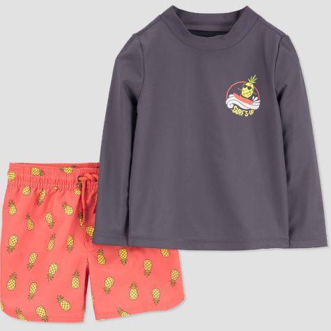 Traje de baño carter´s niño 2 piezas piñas