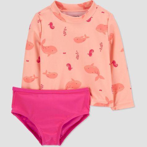 Traje de baño carter´s niña 2 piezas ballenas