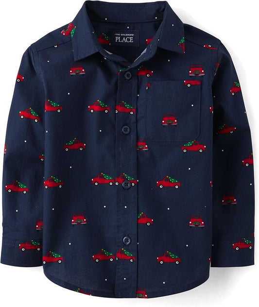 Camisa manga larga botones The Children’s Place