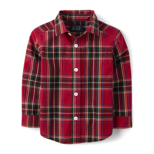 Camisa manga larga botones The Children’s Place