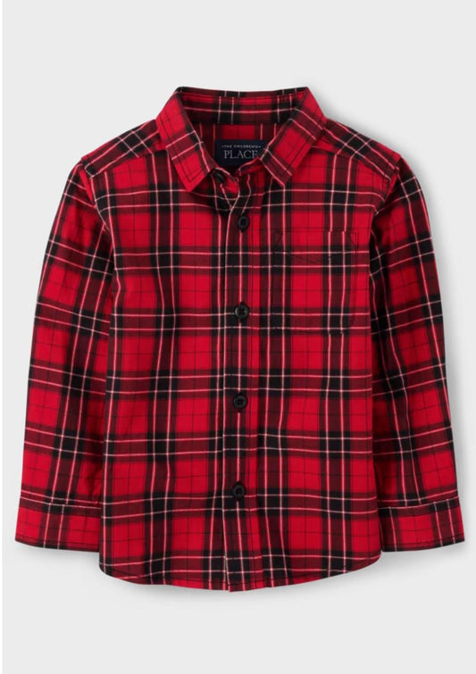 Camisa manga larga botones The Children’s Place