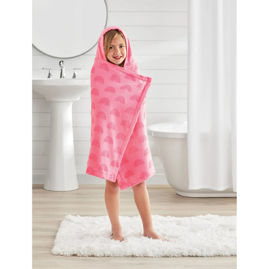 Toalla con capucha de arcoiris para niña de Your Zone Kids