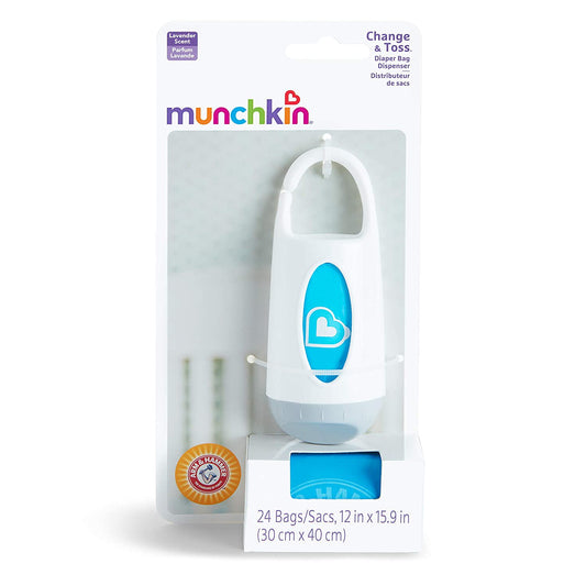 Dispensador de bolsas de pañales Munchkin Arm & Hammer con aroma a lavanda