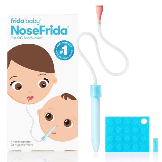 Aspirador nasal Frida Baby NoseFrida SnotSucker con 24 filtros