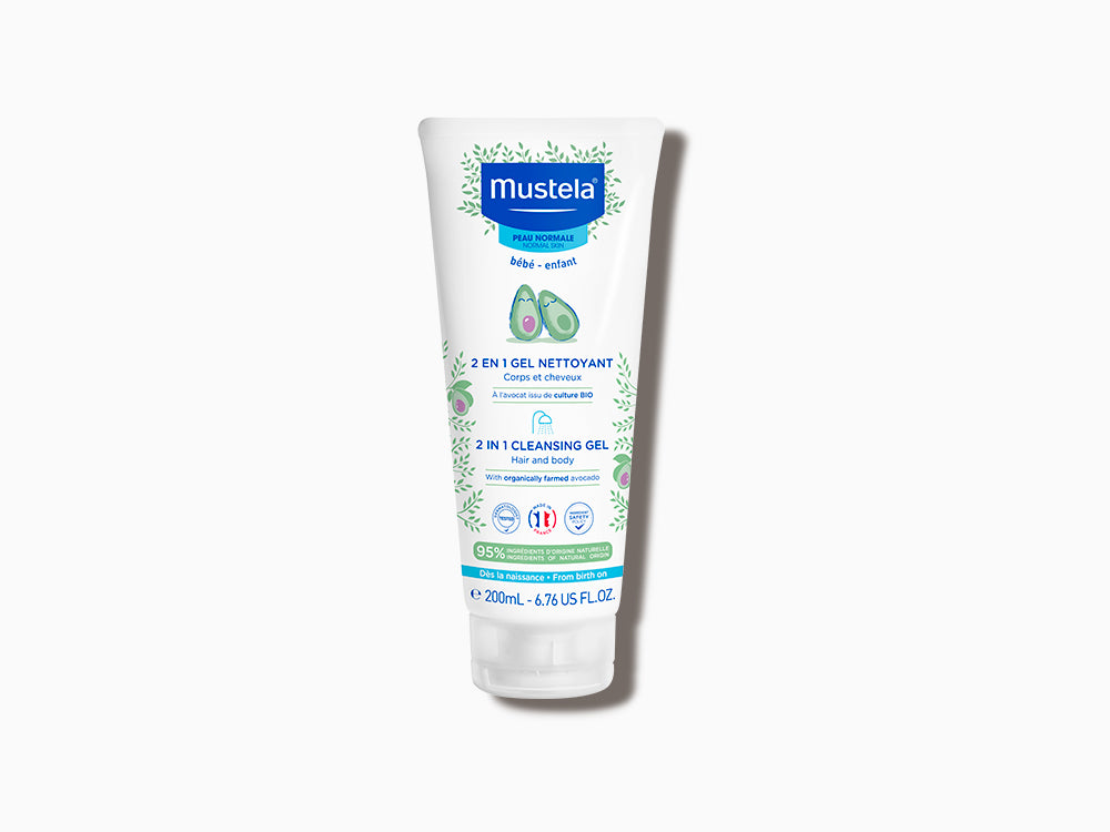 MUSTELA Gel Limpiador 2 en 1  con Aguacate