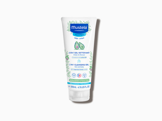 MUSTELA Gel Limpiador 2 en 1  con Aguacate