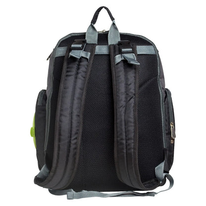 Pañalera tipo Mochila de Fisher-Price (negro, lima y gris)